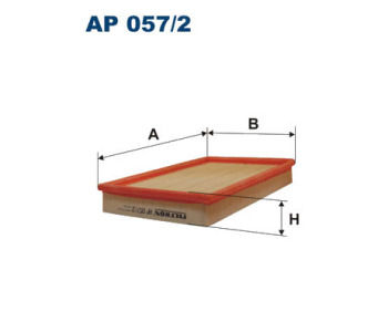 Въздушен филтър FILTRON AP 057/2 за OPEL VECTRA A (J89) хечбек от 1988 до 1995
