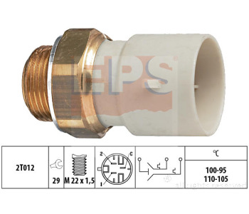Термошалтер, вентилатор на радиатора EPS 1.850.632 за OPEL CALIBRA A (85_) от 1990 до 1997