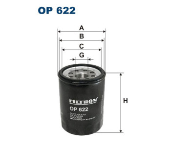 Маслен филтър FILTRON OP 622 за OPEL MONTEREY A (M92) от 1991 до 1998