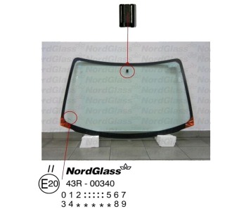 Челно стъкло NordGlass за OPEL COMBO B (71_) от 1994 до 2001
