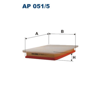 Въздушен филтър FILTRON AP 051/5 за OPEL CORSA C (F08, W5L) товарен от 2000