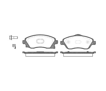 Комплект спирачни накладки ROADHOUSE за OPEL CORSA C (F08, F68) от 2000 до 2009