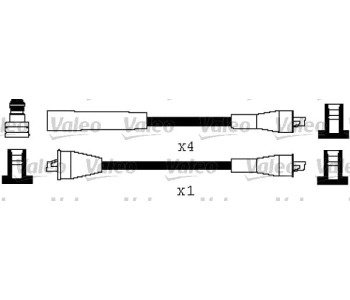 Комплект запалителни кабели VALEO за OPEL KADETT D (35_, 36_, 45_, 46_) комби от 1979 до 1984