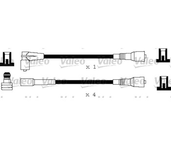 Комплект запалителни кабели VALEO за OPEL CORSA A TR (S83) седан от 1982 до 1993