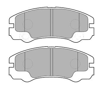 Комплект спирачни накладки DELPHI за OPEL FRONTERA A (U92) от 1992 до 1998