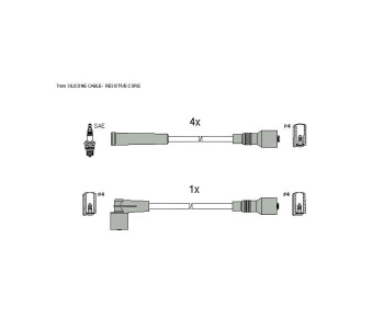 Комплект запалителни кабели STARLINE за OPEL FRONTERA A (U92) от 1992 до 1998