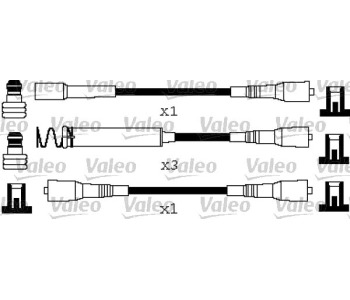 Комплект запалителни кабели VALEO за OPEL OMEGA B (V94) от 1994 до 2003