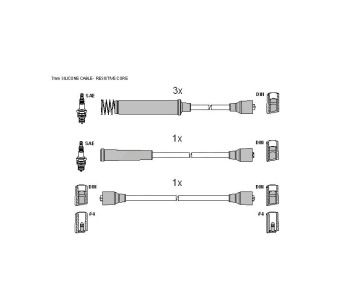 Комплект запалителни кабели STARLINE за OPEL KADETT E (T85) комби от 1984 до 1991