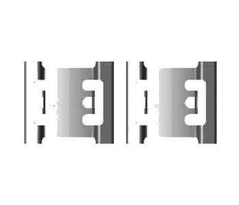 Комплект принадлежности дискови накладки DELPHI за OPEL MOVANO (F9) товарен от 1999 до 2010