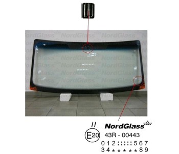 Челно стъкло NordGlass за OPEL MOVANO (U9, E9) платформа от 1998 до 2010