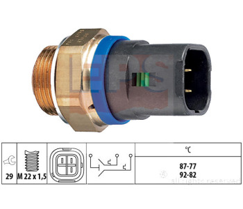 Термошалтер, вентилатор на радиатора EPS 1.850.647 за RENAULT MEGANE I COACH (DA0/1_) купе от 1996 до 2003
