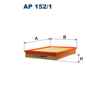 Въздушен филтър FILTRON AP 152/1 за FIAT CROMA (194) от 2005 до 2011