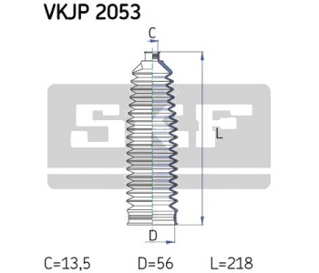 Комплект маншон, полуоска SKF за OPEL VECTRA C (Z02) седан от 2002 до 2009