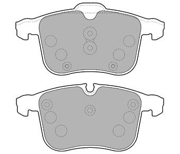 Комплект спирачни накладки DELPHI за OPEL VECTRA C (Z02) комби от 2003 до 2009