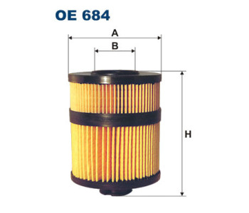 Маслен филтър FILTRON OE 684 за SAAB 9-5 (YS3E) от 1997 до 2009
