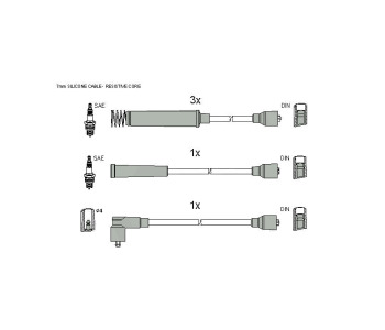 Комплект запалителни кабели STARLINE за OPEL VECTRA A (J89) хечбек от 1988 до 1995