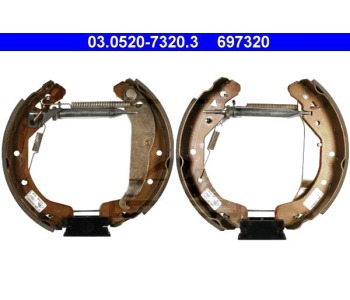 Комплект спирачни челюсти ATE за OPEL VECTRA B (J96) хечбек от 1995 до 2003