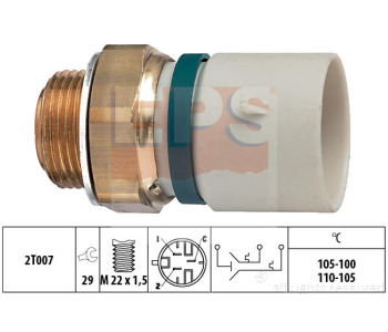 Термошалтер, вентилатор на радиатора EPS 1.850.673 за OPEL VECTRA B (J96) хечбек от 1995 до 2003