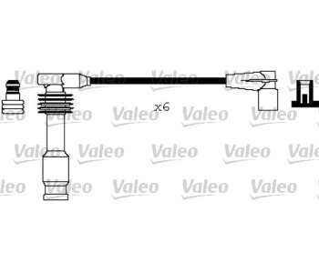 Комплект запалителни кабели VALEO за OPEL VECTRA B (J96) хечбек от 1995 до 2003
