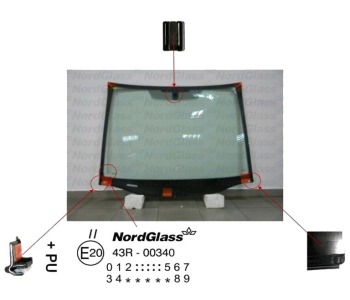 Челно стъкло NordGlass за OPEL ZAFIRA B (A05) от 2005 до 2015