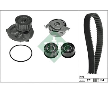 Водна помпа+ к-кт ангренажен ремък INA 530 0358 31 за OPEL OMEGA B (V94) комби от 1994 до 2003