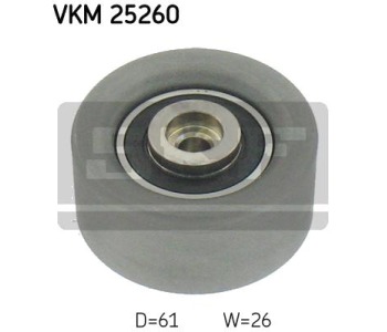 Паразитна/ водеща ролка, зъбен ремък SKF VKM 25260 за OPEL MERIVA A (X03) от 2003 до 2010