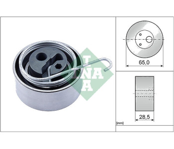 Обтяжна ролка, ангренаж INA 531 0535 20 за OPEL ASTRA H GTC (L08) от 2005 до 2010