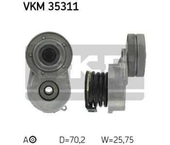 Обтящна ролка, пистов ремък SKF VKM 35311 за OPEL CORSA C (F08, F68) от 2000 до 2009