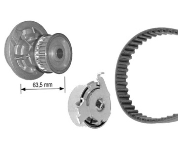 К-кт ангренажен ремък водна помпа BOSCH за OPEL KADETT E (T85) комби от 1984 до 1991