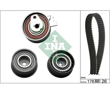 Комплект ангренажен ремък INA 530 0039 10