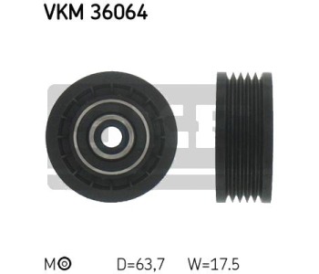 Обтящна ролка, пистов ремък SKF VKM 36064 за OPEL MOVANO (U9, E9) платформа от 1998 до 2010