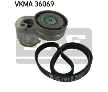 Комплект пистов ремък SKF VKMA 36069 за RENAULT TRAFIC II (FL) товарен от 2001 до 2014