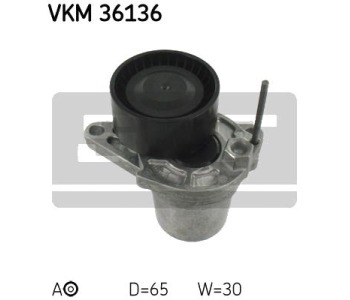 Обтящна ролка, пистов ремък SKF VKM 36136 за MERCEDES C (W205) седан от 2013