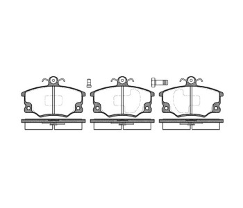 Комплект спирачни накладки ROADHOUSE за FIAT BARCHETTA (183) от 1995 до 2005