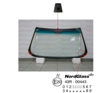 Челно стъкло NordGlass за ALFA ROMEO 145 (930) от 1994 до 1998