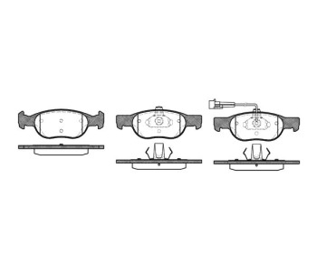 Комплект спирачни накладки ROADHOUSE за FIAT PUNTO (176) от 1993 до 1999