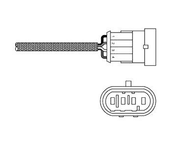 Ламбда сонда DELPHI за FIAT COUPE (175) от 1993 до 2000