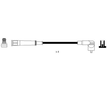 Комплект запалителни кабели NGK за ALFA ROMEO 145 (930) от 1999 до 2001