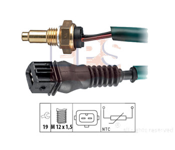 Датчик, температура на охладителната течност EPS 1.830.237 за FIAT TEMPRA (159) комби от 1990 до 1997