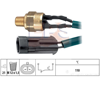 Термошалтер, предупредителна лампа за охладителната течност EPS 1.840.089 за LANCIA DEDRA (835) седан от 1989 до 1999