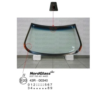 Челно стъкло NordGlass за ALFA ROMEO 156 (932) от 1997 до 2003
