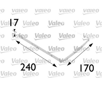 Филтър купе (поленов филтър) VALEO за FIAT BRAVA (182) от 1995 до 2001