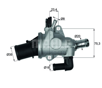Термостат, охладителна течност MAHLE TI 174 88 за ALFA ROMEO 156 Sportwagon (932) от 2000 до 2006