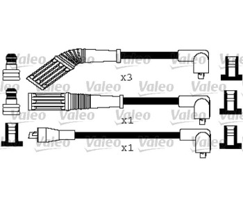 Комплект запалителни кабели VALEO за ALFA ROMEO 164 (164) от 1987 до 1998