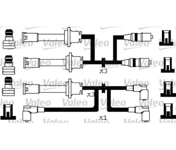 Комплект запалителни кабели VALEO за ALFA ROMEO 164 (164) от 1987 до 1998