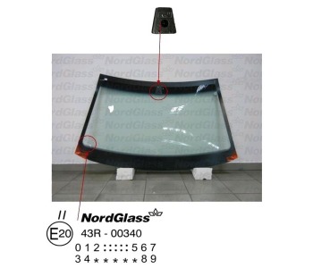 Челно стъкло NordGlass за ALFA ROMEO 166 (936) от 2003 до 2007