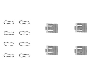 Комплект принадлежности дискови накладки BOSCH за FIAT UNO (146) от 1983 до 1995