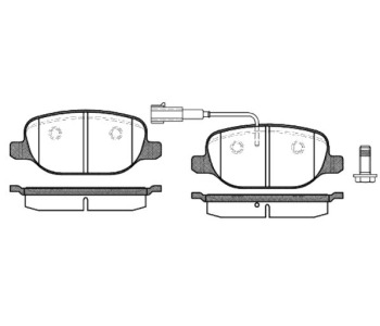 Комплект спирачни накладки ROADHOUSE за ALFA ROMEO 4C SPIDER (960) от 2014