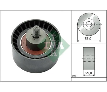 Паразитна/ водеща ролка, зъбен ремък INA 532 0120 10 за FIAT PUNTO (188) от 1999 до 2012