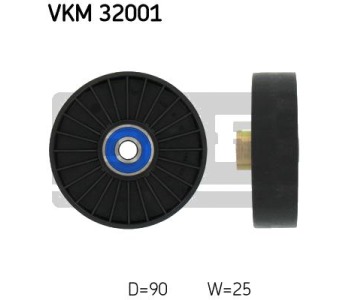 Паразитна/ водеща ролка, пистов ремък SKF VKM 32001 за FIAT BRAVO I (182) от 1995 до 2001